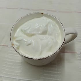 Taza de yogurt